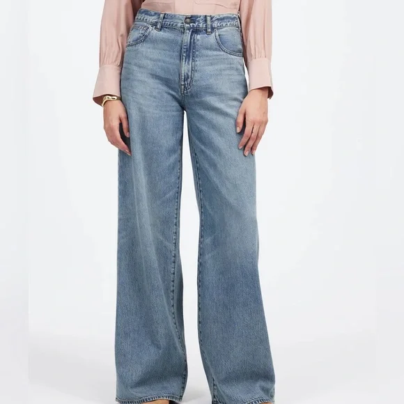 Super wide leg jeans sz 27 - Picture 2 of 6